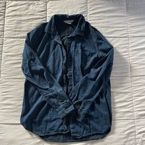 Dark Blue Old Navy Classic Denim Shirt